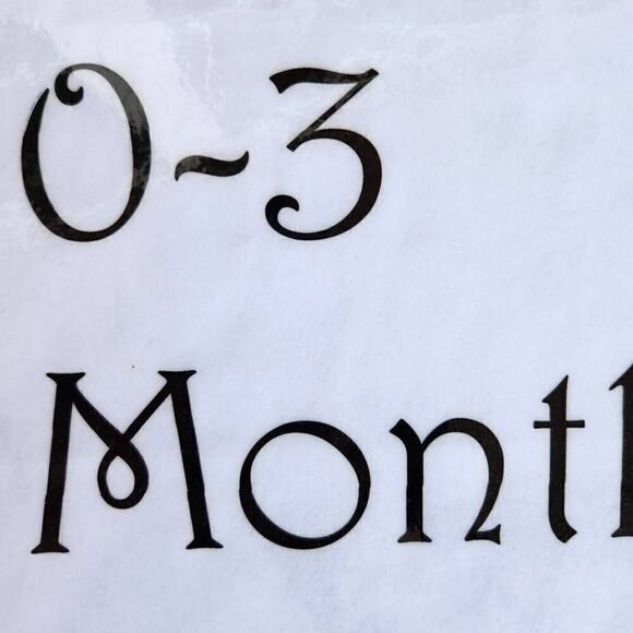 Laminated 7 signs baby clothing size yard sale store display accessories 11.5x9" - Picture 4 of 4